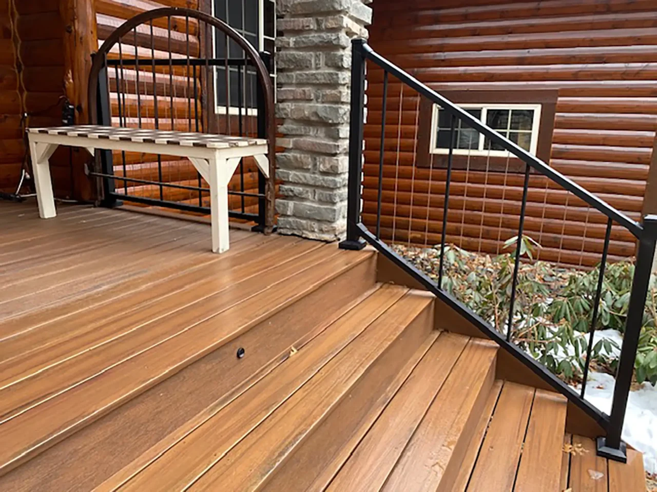 Armadillo composite deck stairs installation services near me in Crosslake mn